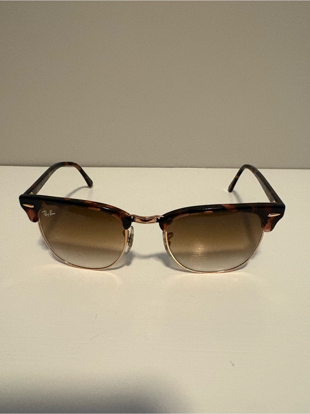 Ray-Ban Clubmaster Sunglasses Tortoise and Brown